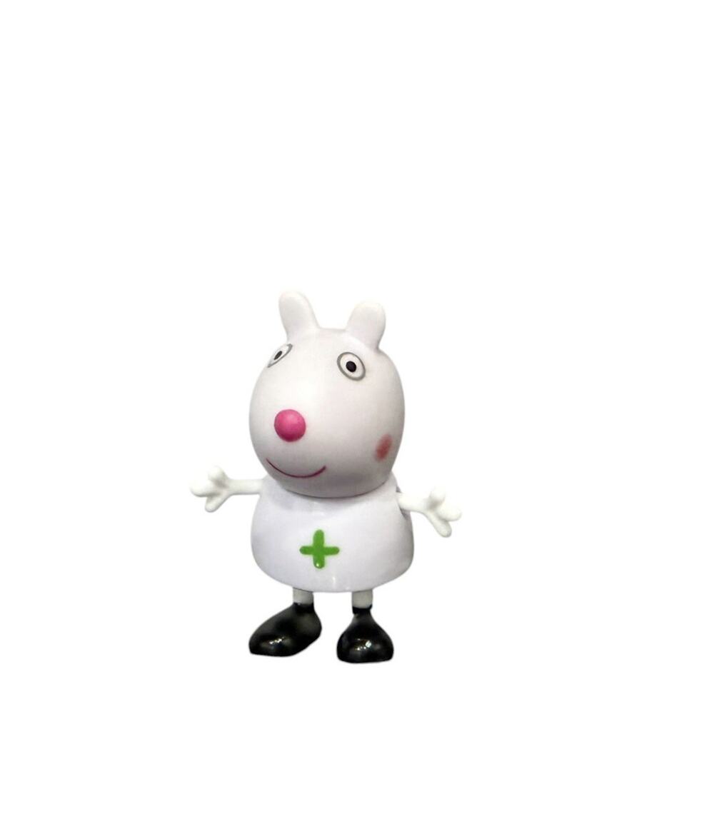 Peppa Pig Nurse Suzy Sheep 2.5” Figure White Dress Green Medical Cross